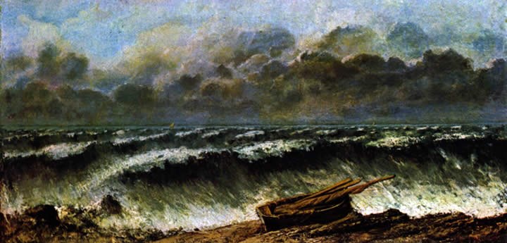 Gustave Courbet The waves